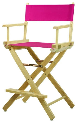 024" Director's Chair Natural Frame-Magenta Canvas