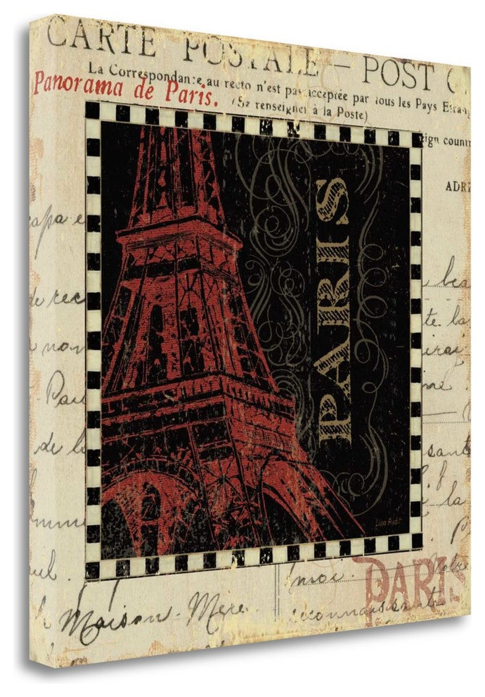 "La Tour I" By Lisa Audit, Giclee Print on Gallery Wrap Canvas, Ready to Hang