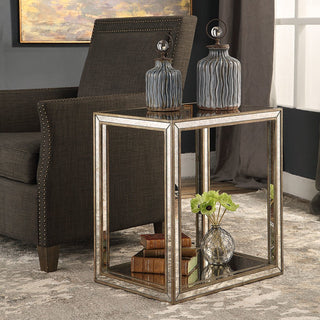New Uttermost Julie Mirrored End Table