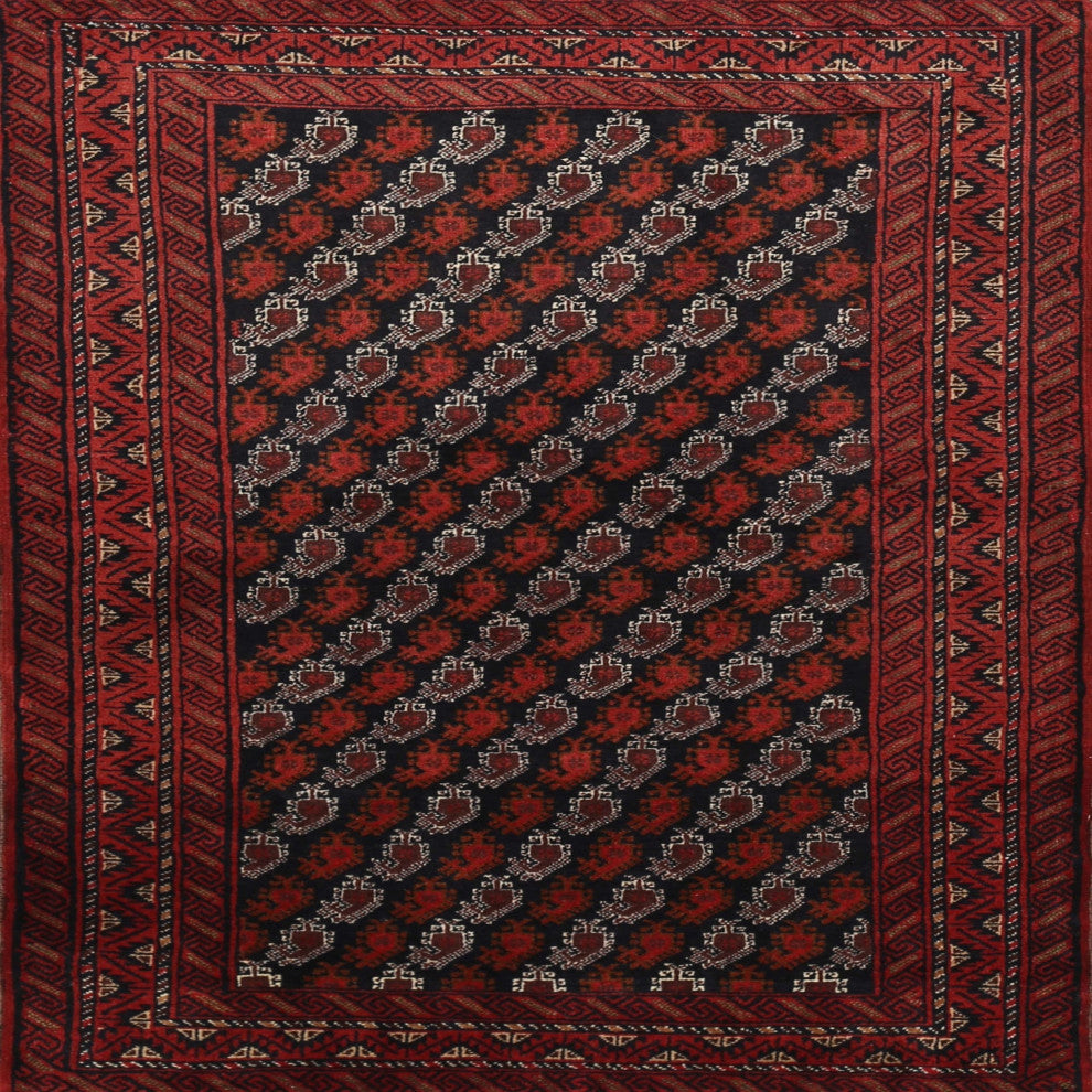 Ahgly Company Indoor Square Traditional Area Rugs, 5' Square