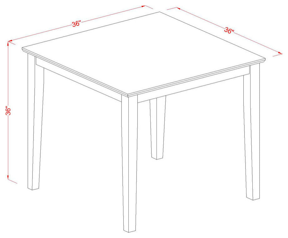 5 Pcpub Table Set -Pub Table And 4 Counter Height Chairs