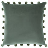 Surya Serengeti Olive Pillow Shell With Down Insert 18"H X 18"W