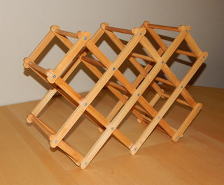 Timber Valley 8 Bottle Bamboo Tabletop Wine Rack