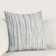 Holston 22" Cotton Fabric Throw Pillow, Blue