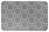 Gray Sun Pattern 24x17 Bath Mat