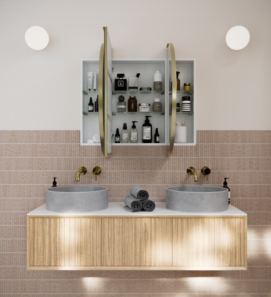 Medicine Cabinets, Satin Brass