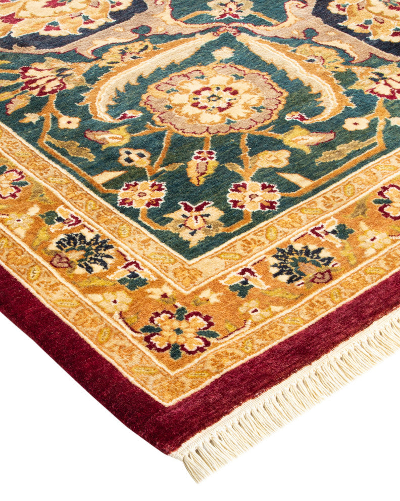 Mogul, One-of-a-Kind Hand-Knotted Area Rug Red, 8' 2" x 10' 4"