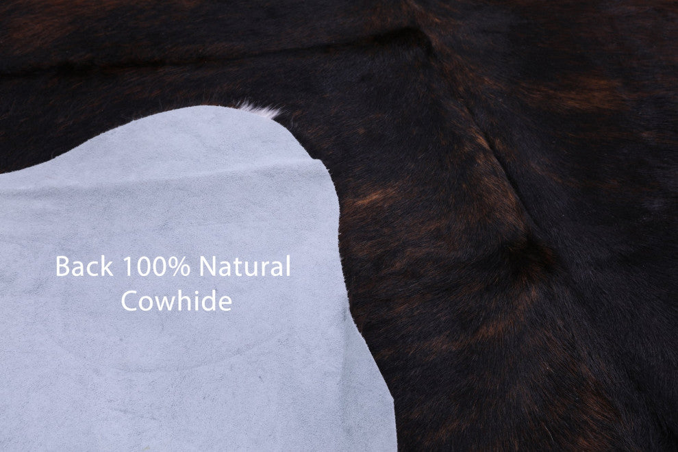 6' 7" X 5' 9" Natural Cowhide Rug C1967