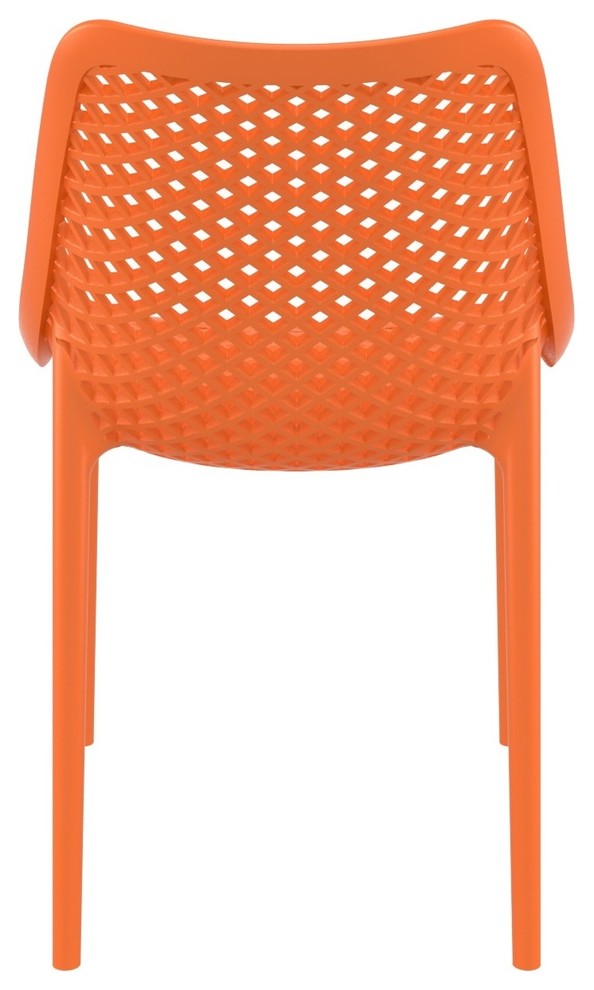 Compamia Air Dining Side Chair, Set of 2, Orange