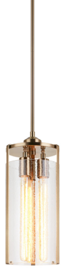 Matteo Lighting C62203AG Pendant, Aged Gold Brass Finish