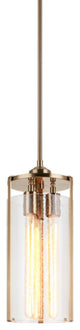 Matteo Lighting C62203AG Pendant, Aged Gold Brass Finish