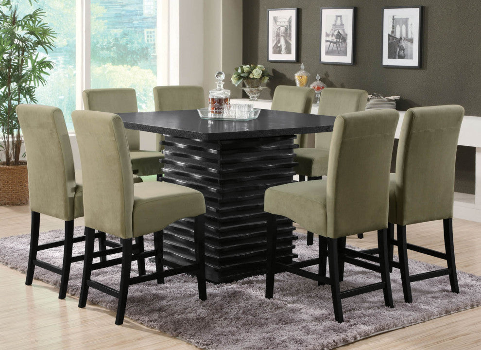 Coaster Stanton Counter Height Table in Black