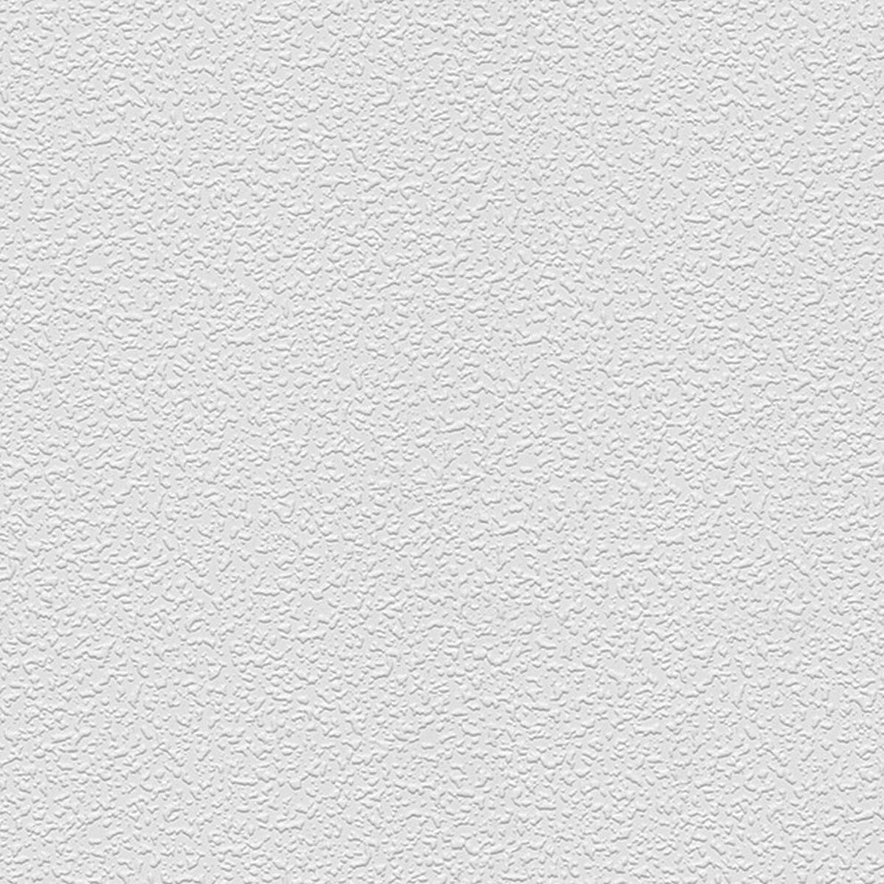 Architectural, Texture Geometric Paintable Pre-Pasted Gray Wallpaper Roll