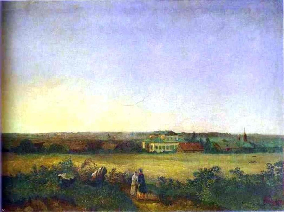 Alexei Kondratevich Savrasov View in the Vicinity of Moscow Wrapped Canvas