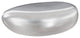 River Stone Coffee Table, Liquid Silver, Small