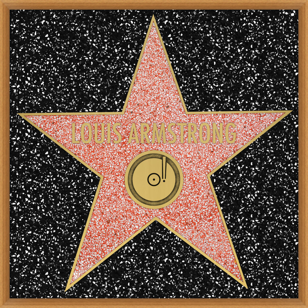 Louis Armstrong Star, Giclee Reproduction Artwork