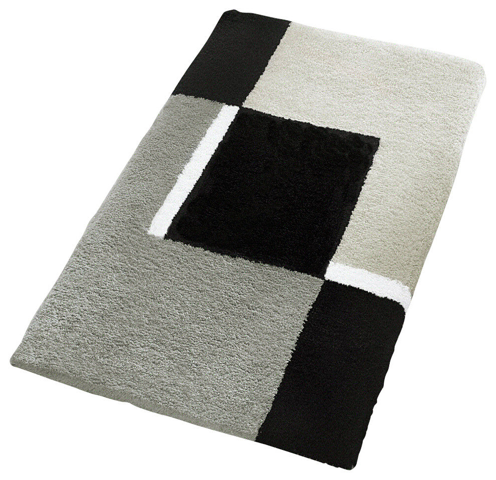 Extra Large / Oversized Bath Rug Design in Platinum