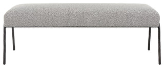 Uttermost 23685 Jacobsen Modern Gray Bench