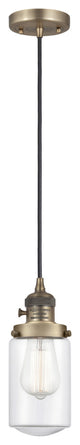 Innovations 201CSW-BB-G312-LED 1 Light Pendant, Switch, Brushed Brass