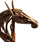 Teak Horse Head