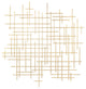 Iquara Large Gold Abstract Metal Wall Art