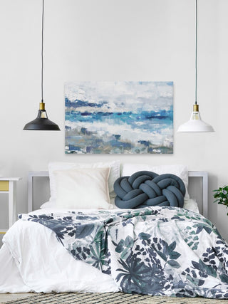 "Thumping the Shore" Painting Print on Wrapped Canvas, 36"x24"