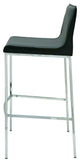 Colter Leather Stool, Black, Bar Height