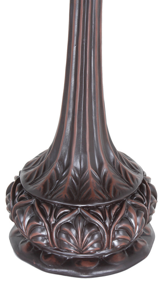 Adalaide Tiffany-Style Victorian Stained Glass Table Lamp 25" Width