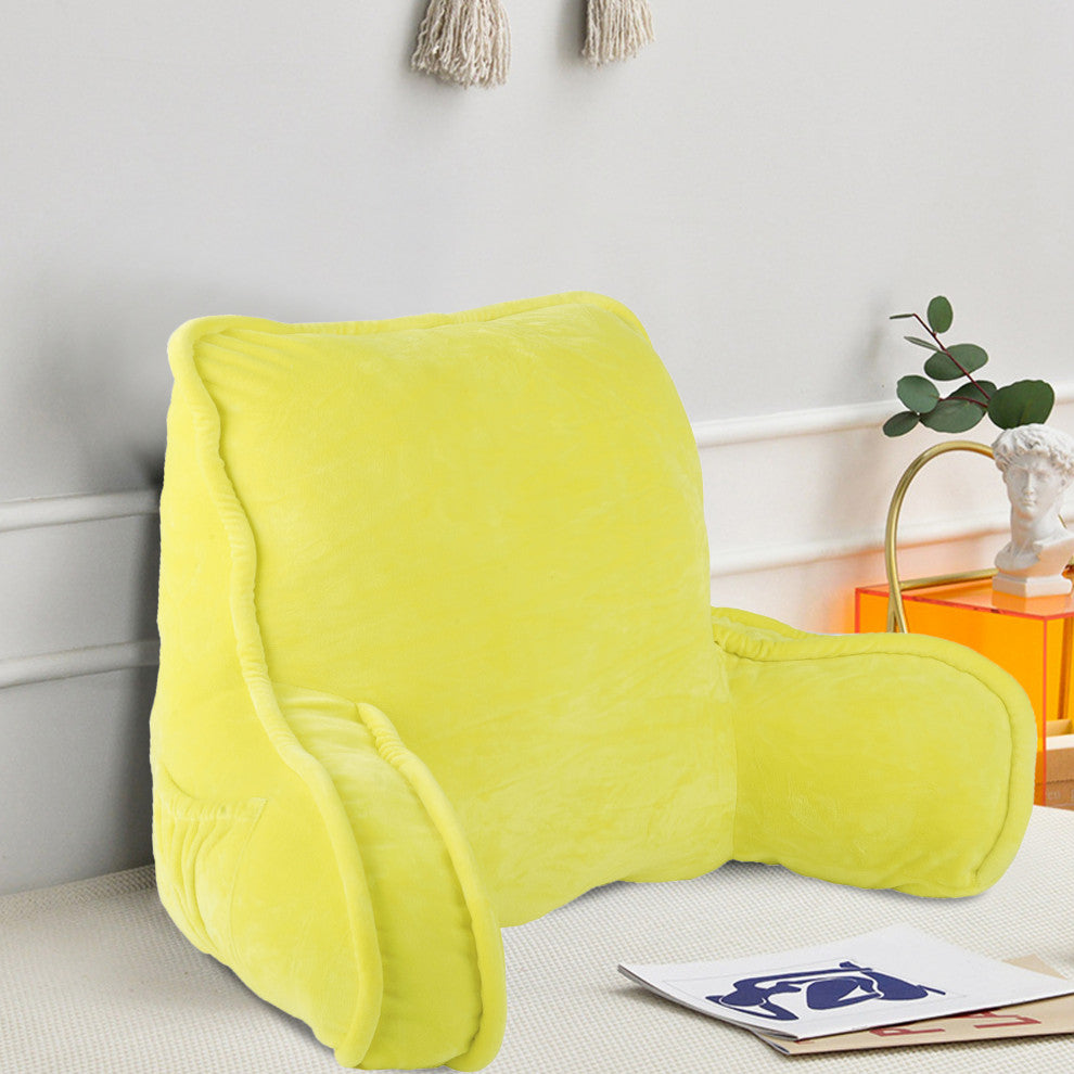 Supersoft Bedrest Lounger Backrest With DIY Filling, Butter Cup