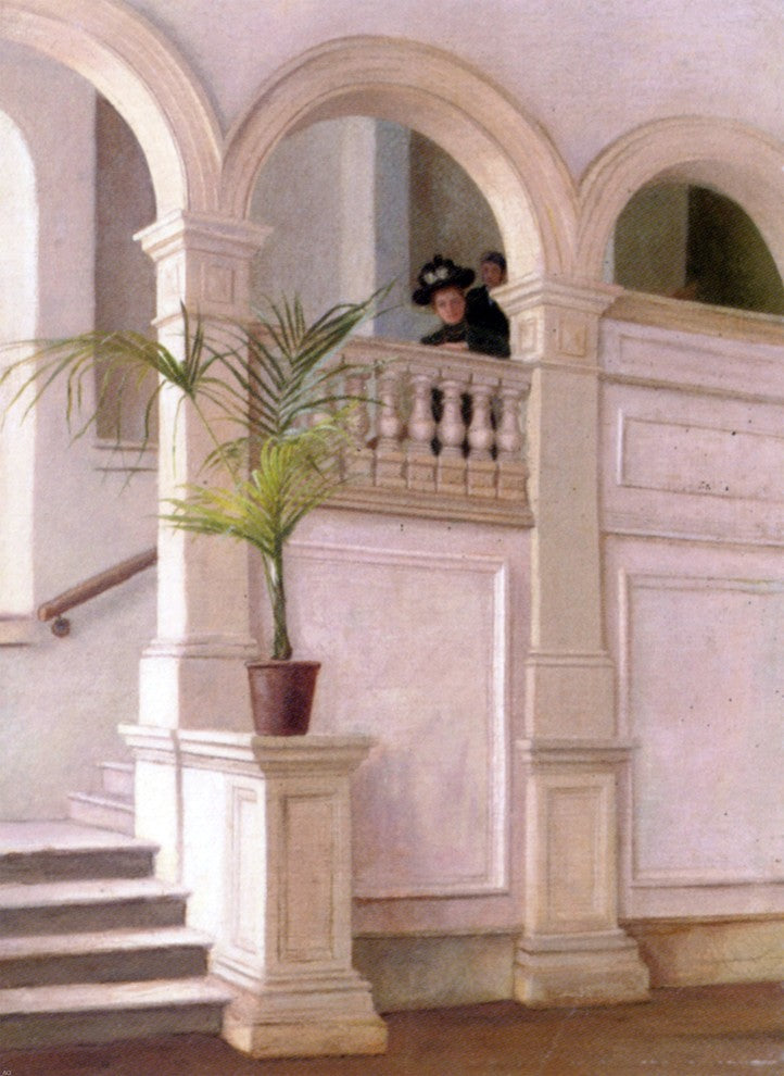 John Crompton Awaiting a Visit, 21"x28" Wall Decal