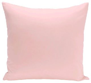 Solid Print Pillow, Pink, 16"x16"