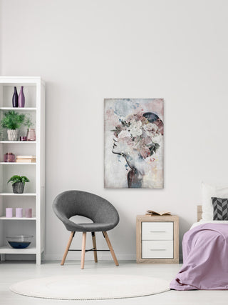 "Sunkissed" Painting Print on Wrapped Canvas, 30x45