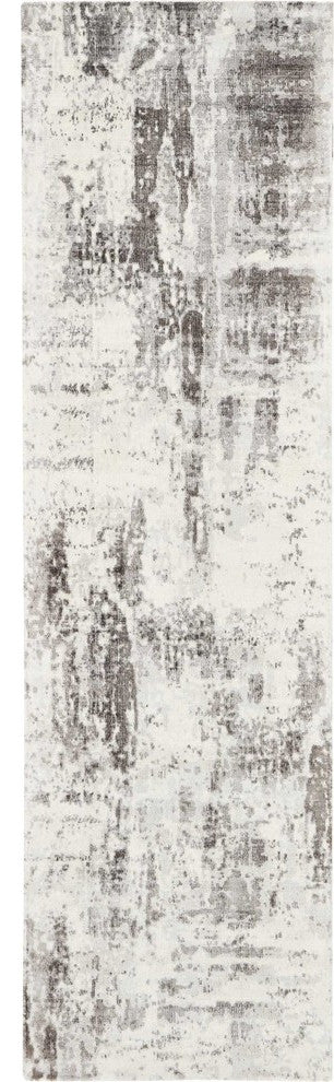 Kathy Ireland Safari Dreams Ivory/Gray Area Rug By Nourison, 2'3"x8'