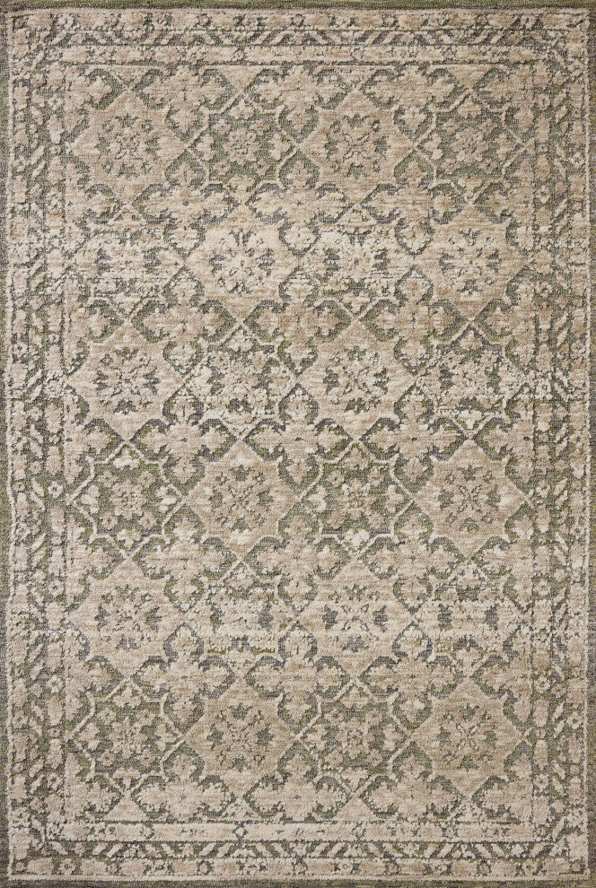 Loloi Percival Sage / Stone 5'-0" x 7'-6" Area Rug