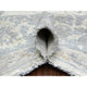 Gray Afghan Angora Oushak Hand Knotted Natural Wool Oriental Rug, 8'1" x 9'8"