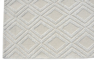 Chloe Diamond Area Rug, Ivory/Natural, 6' X 9'