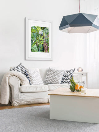 "Banana Tree" Framed Print by Rachel Byler