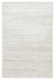 Dash & Albert Nordic White Hand Loom Knotted Performance Rug, White, 2'6" x 8'