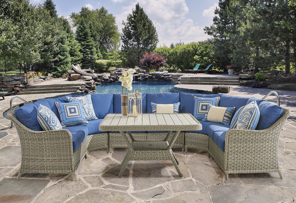 Mayfair RSF Sectional One Arm Loveseat, Canvas
