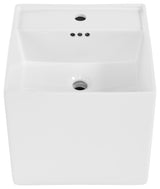 Pur 16.5" Square Wall-Mount Bathroom Sink