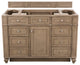 James Martin Vanities 157-V48 Bristol 48" Single Basin Hardwood - Whitewashed