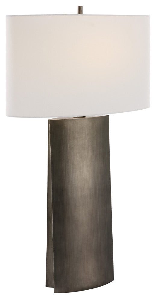 Uttermost V-Groove Modern Table Lamp