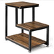 Costway 3-Tier End Table Side Table Night Stand W/Storage Shelf for Living Room