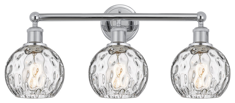 Innovations 616-3W-PC-G1215-6 3 Light Bath Vanity Light, Polished Chrome