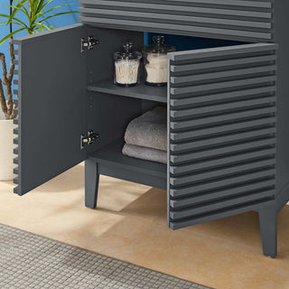 Render 30" Bathroom Vanity, Gray Black
