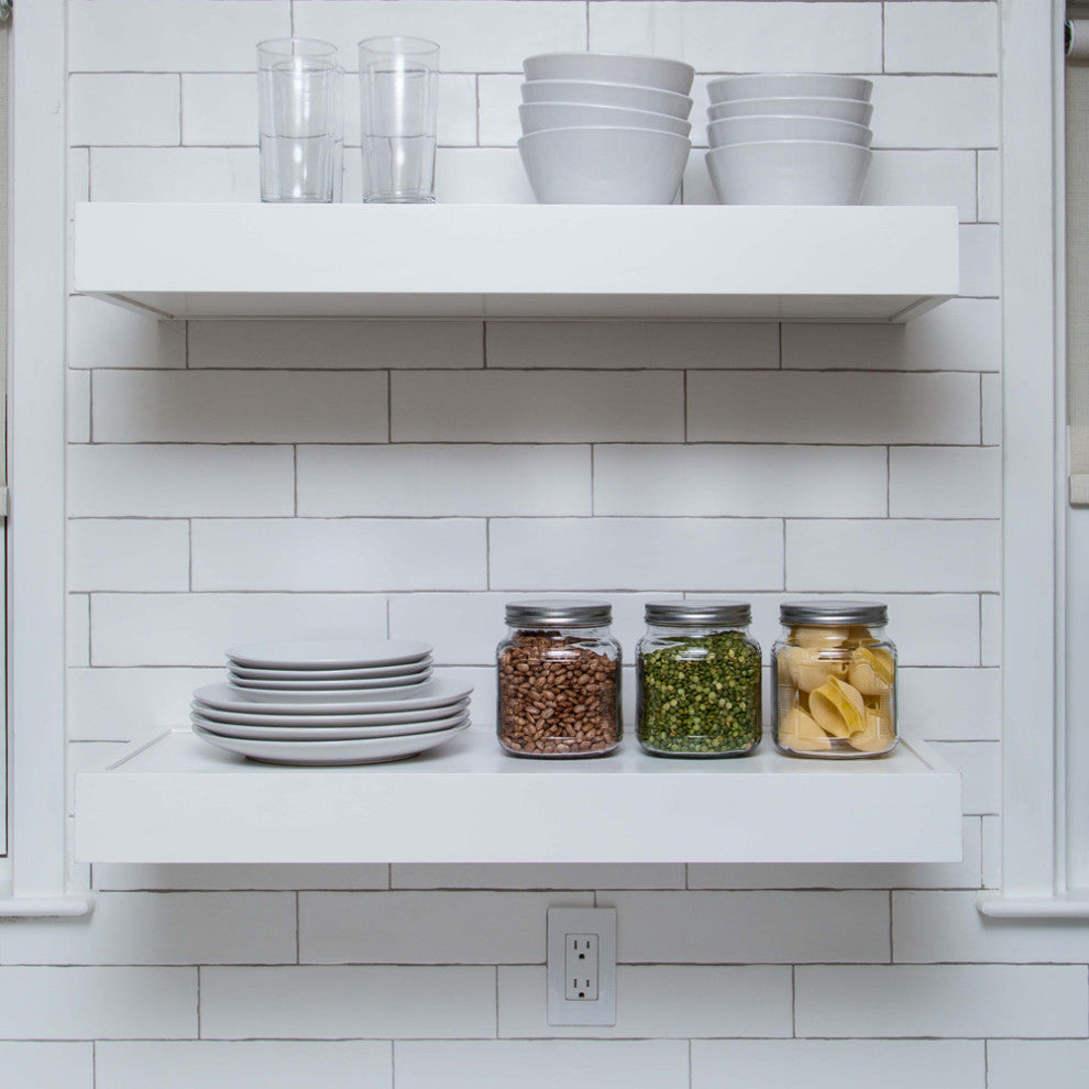 Chester Ceramic Wall Tile, Matte Bianco