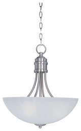 Maxim Lighting Logan Invert Bowl Pendant, Satin Nickel - 10044FTSN