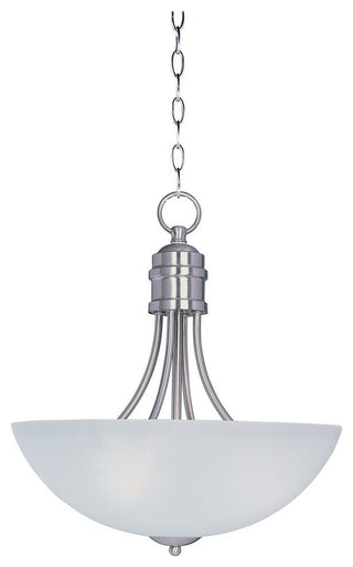 Maxim Lighting Logan Invert Bowl Pendant, Satin Nickel - 10044FTSN