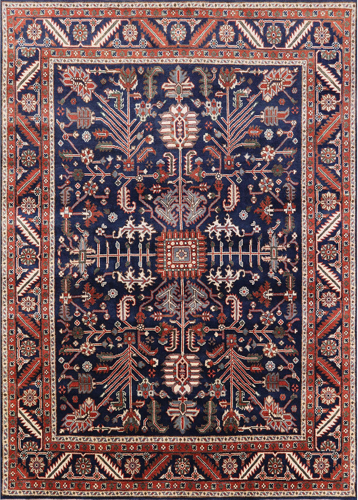 Ahgly Company Indoor Rectangle Mid-Century Modern Area Rugs, 5' x 8'