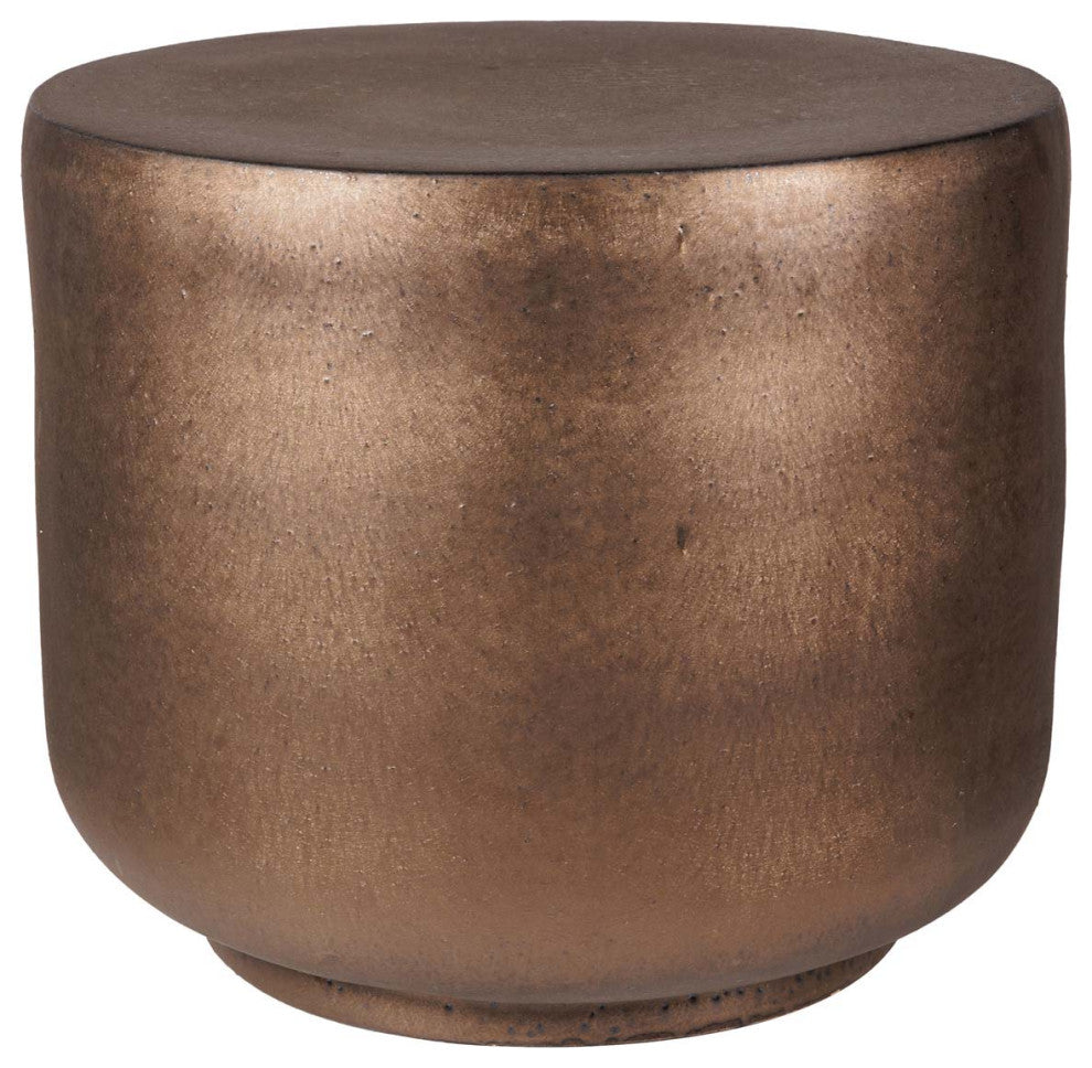 Serenity Grazed Side Table Tall, Gilt